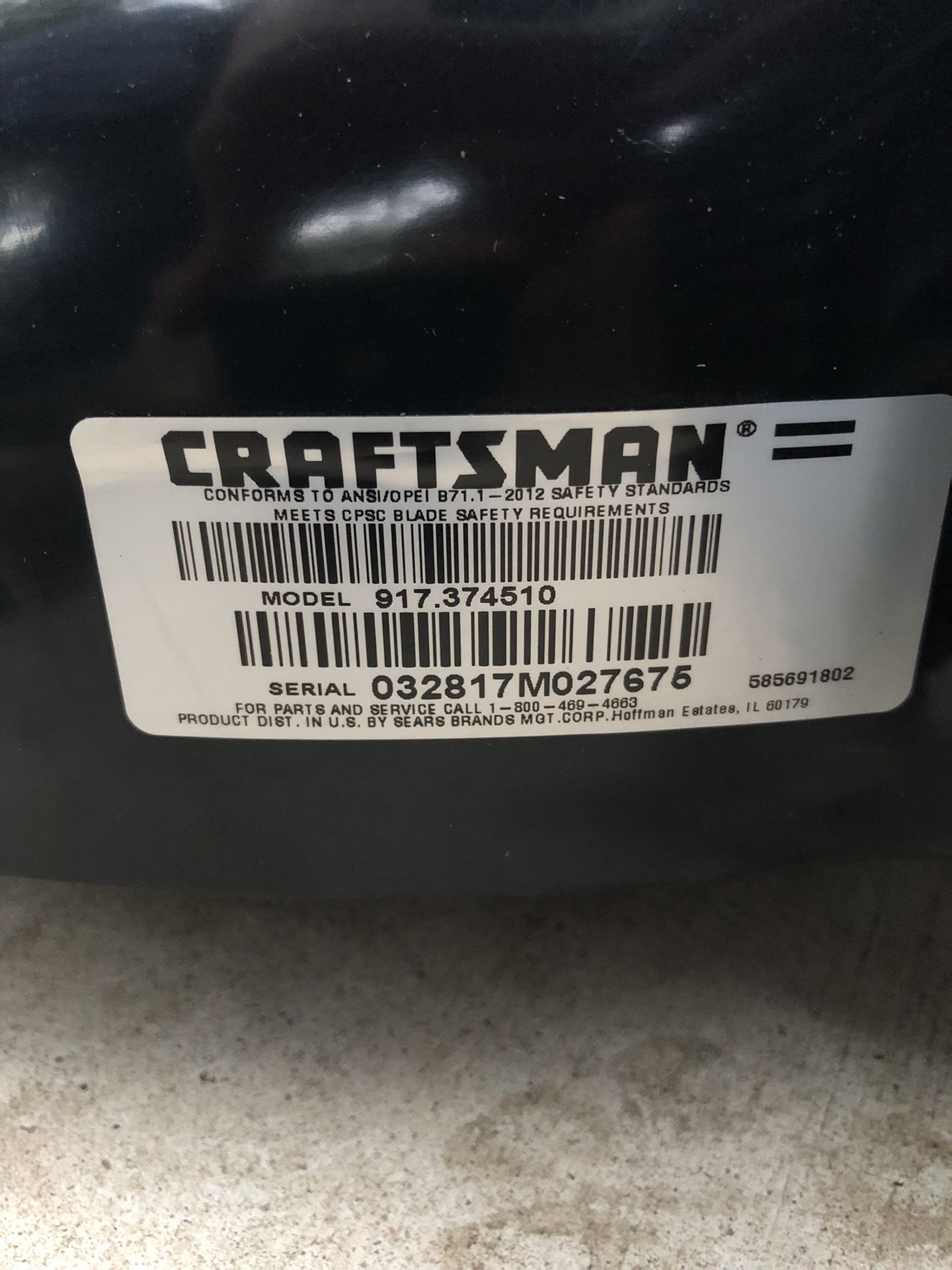 Craftsman 917.374510 2024