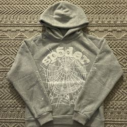 Grey Sp5der Hoodie
