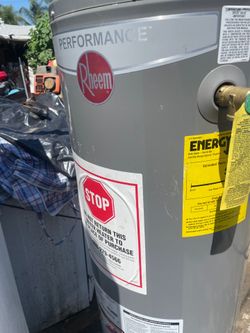 Water heater.
