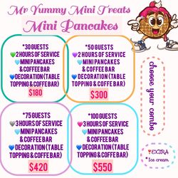 Mini Pancakes Catering Service 