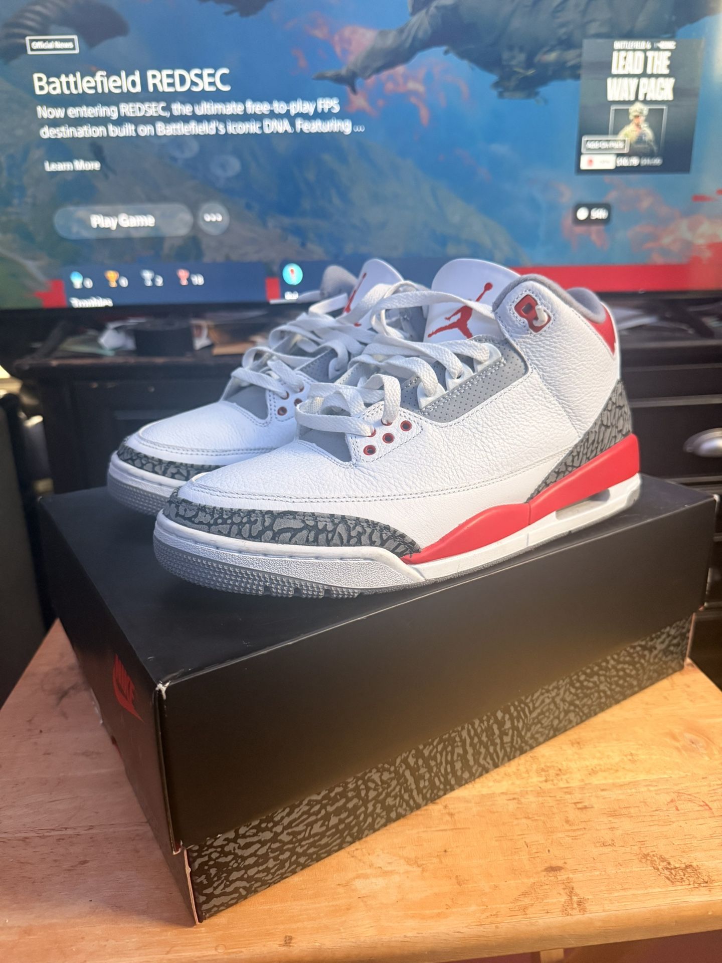Jordan 3 Retro Fire Red