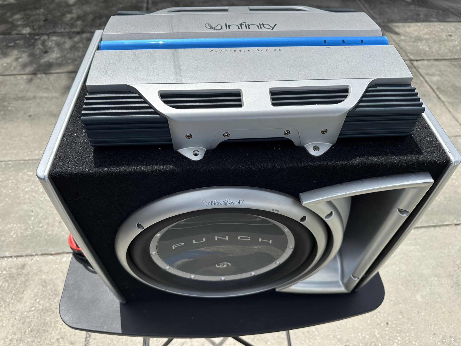 Rockford Fosgate PL2-112 + Infinity Reference 611a Mono Sub Amp