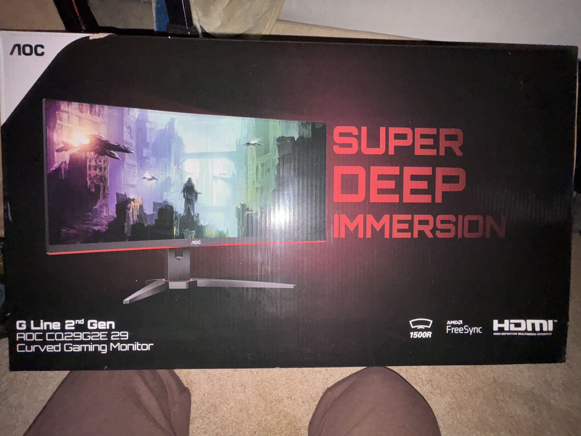 AOC 29in Curved Gaming Monitor CQ29G2E