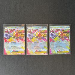 3x Mega Starmie ex - Pokémon Perfect Order NM - Playset