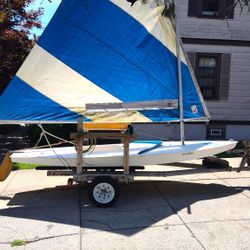 1969 Sunfish Sail Boat 