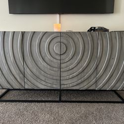 Tv Stand 66” Solid Wood 