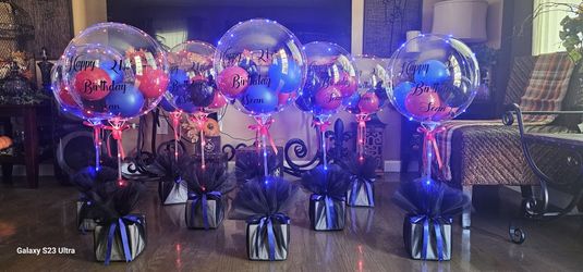 18th/21st  Birthday Centerpieces 