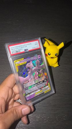 PSA 9 Mewtwo & Mew GX