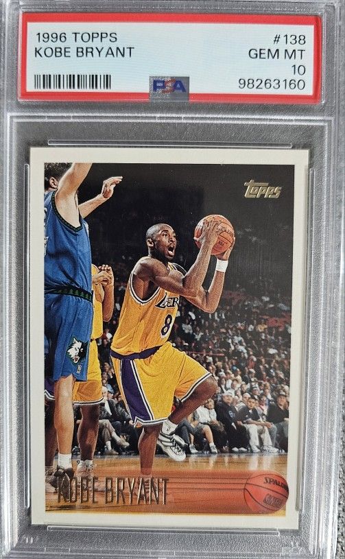 1996 Kobe Bryant Topps 