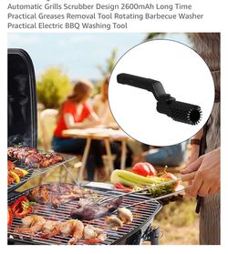 Electric Rotating BBQ Grill Cleaning Brush