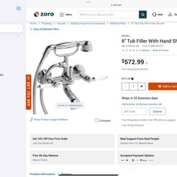 Traditional TUB FILLER