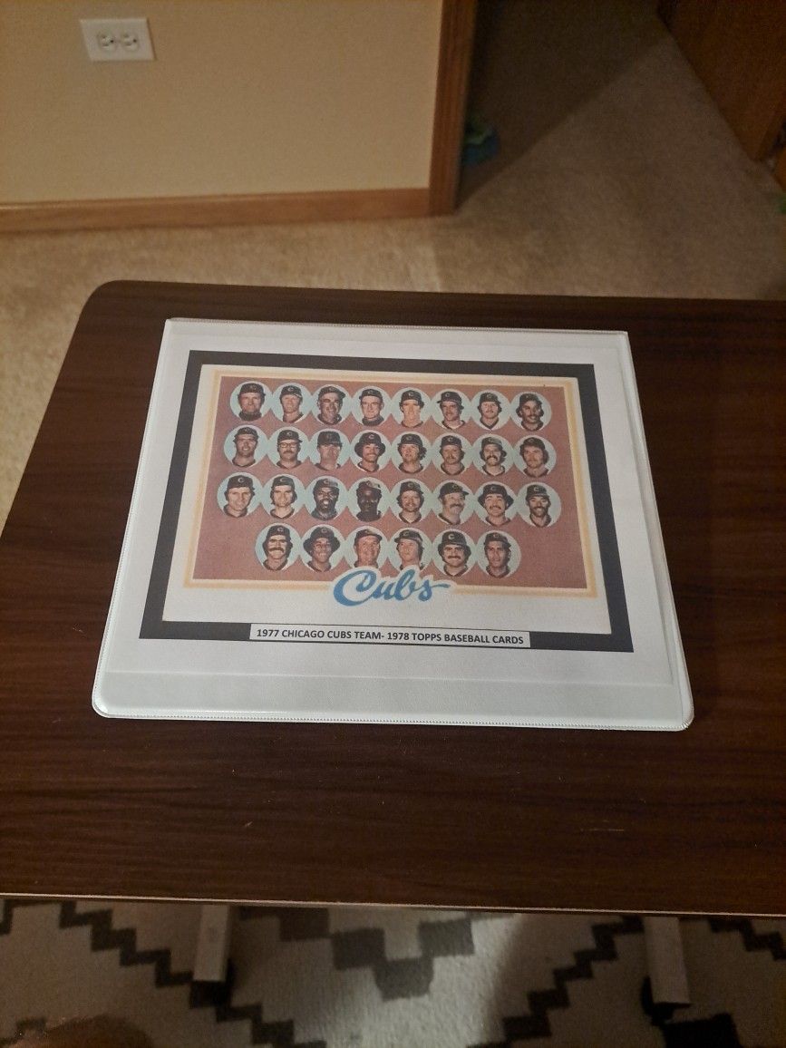 1977 CHICAGO CUBS TEAM - 1978 CHICAGO CUBS  TOPPS BASEBALL CARDS 