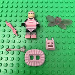 Lego Pink Fairy Batman Minifigure The Lego Batman Movie 100% Complete #71017