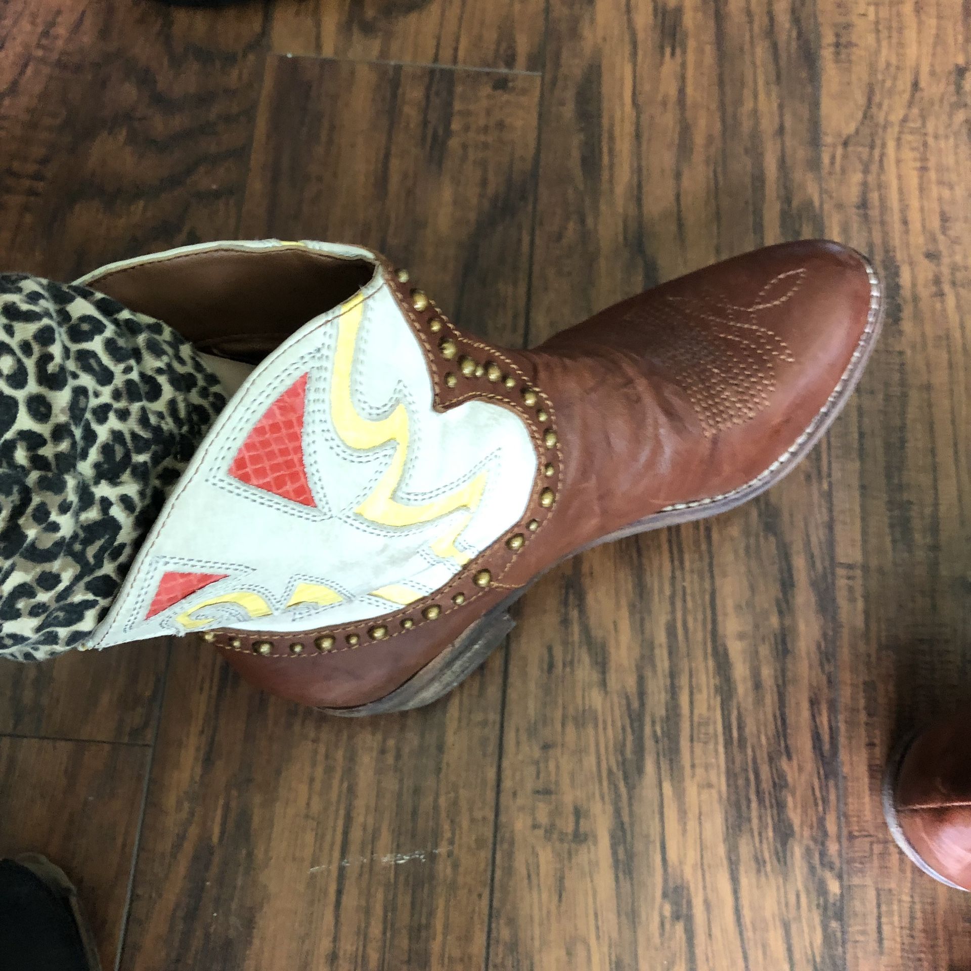 Sam Edelman western booties 6.5🐴