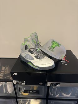 Jordan V Green Beans Size 13
