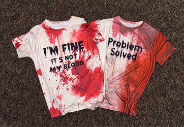 Couples Halloween Costumes Bloody Shirt