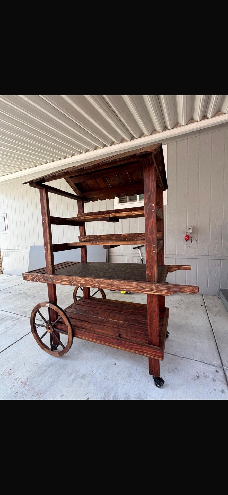 Candy Car Made Out Of Wood