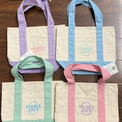 Trader Joe's Mini Tote Bags.