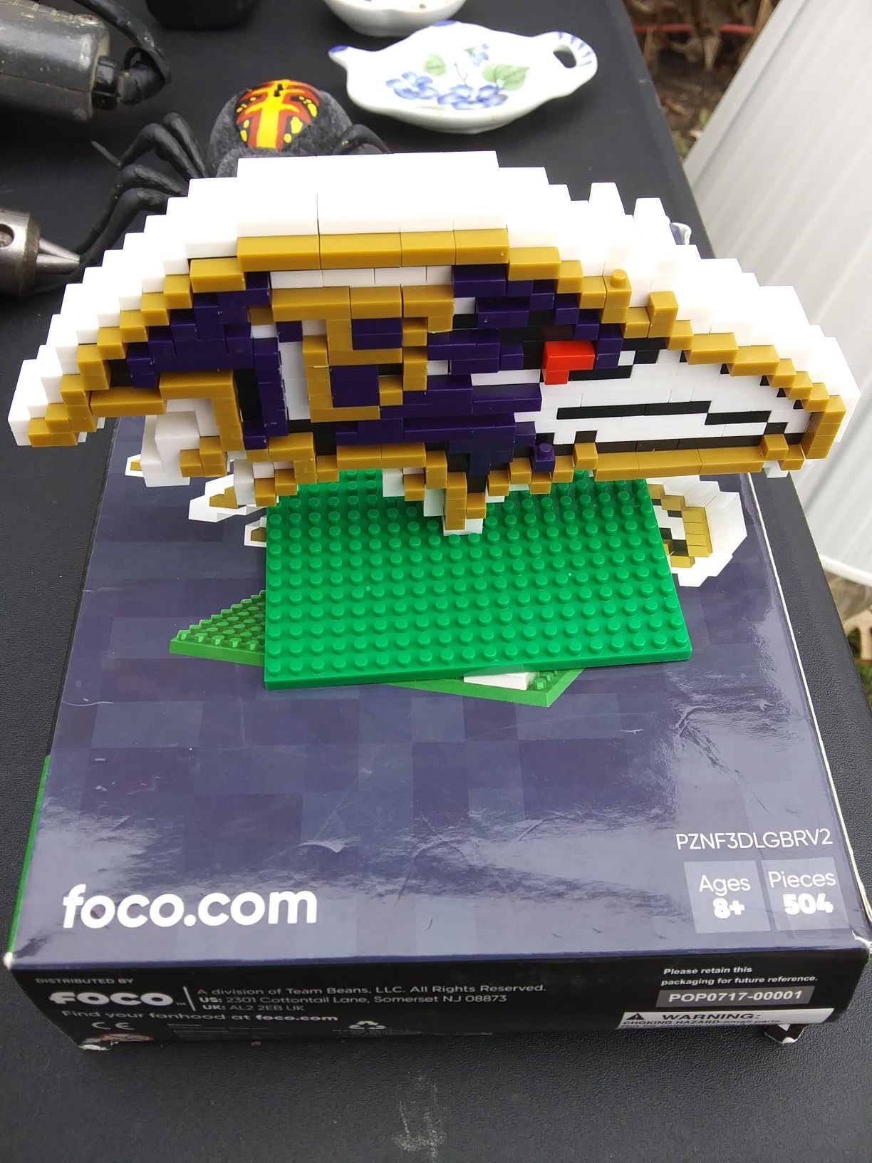 Foci brick built raven logo