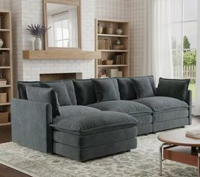 New Modular L-Shaped Sectional Sofa