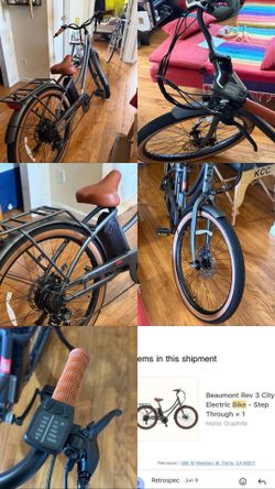 Retrospec Beaumont Rev 3 City Electric Bike – New / Assembled, Never Used