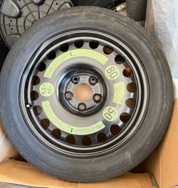 Mercedes Spare Tire on Steel Wheel