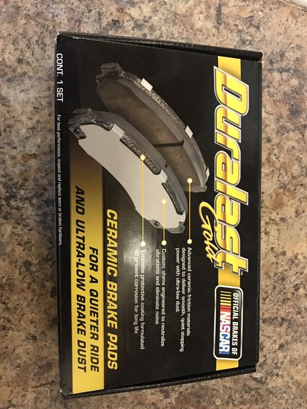 Duralast gold ceramic brake pads DG1210 never used.