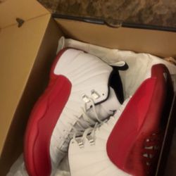 Red/White Jordan 12’s