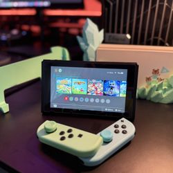 Animal crossing Limited Edition Switch W/ Accessories