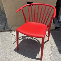 Red Woody Armchair By DWR 