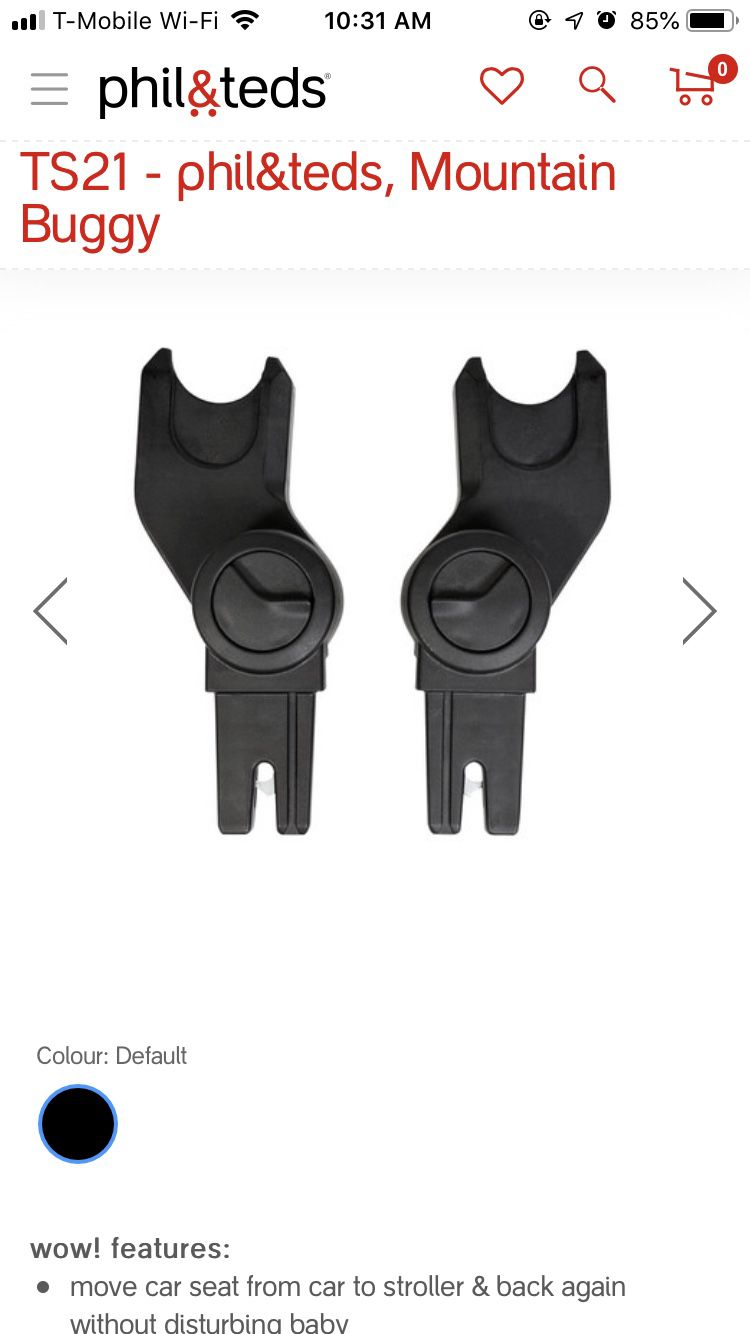 Phil and Teds adapters