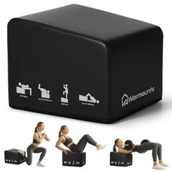 Hip Thrust Bench, Hip Thrust Machine at Home for Glute Bridge, Multi-Functional Hip Thrust Box with Non-Slip, Glute Workout Equipment, 700LB Load Capa