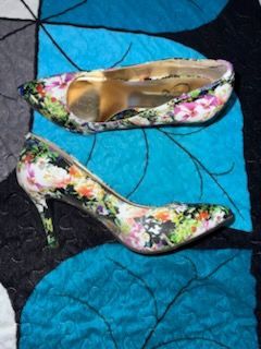 Women's floral Heels