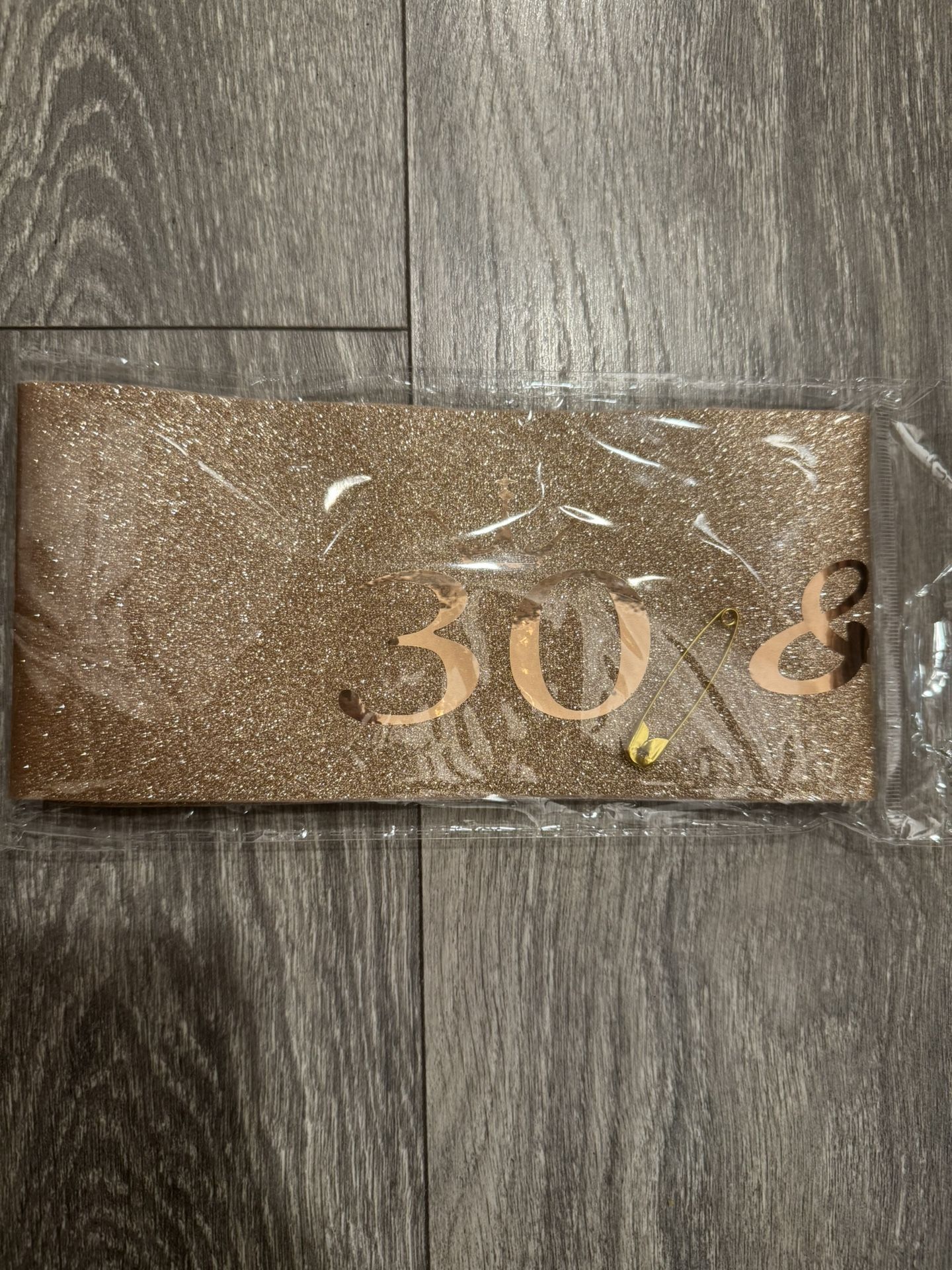 30th Birthday Decoration Kit Rose gold