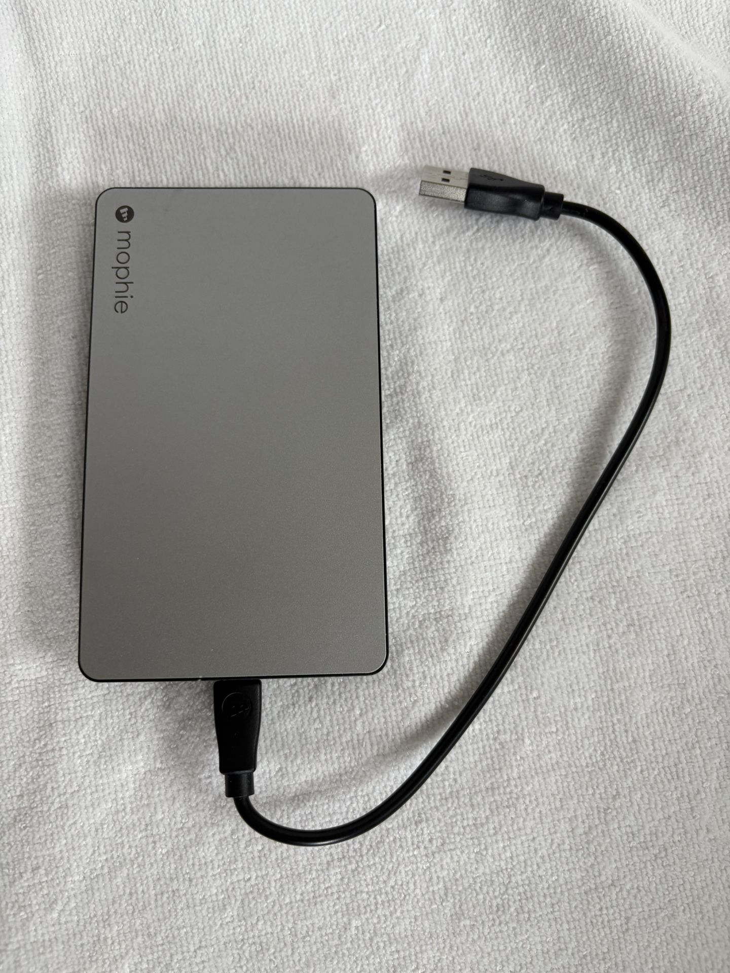Mophie Powerstation PWRSTION-6.2K Silver Portable 6040mAh USB-A Port Power Bank