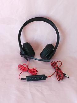 Eaglend Headset With Mic for PC Computer Laptop EH01 USB 3.5mm Noise C