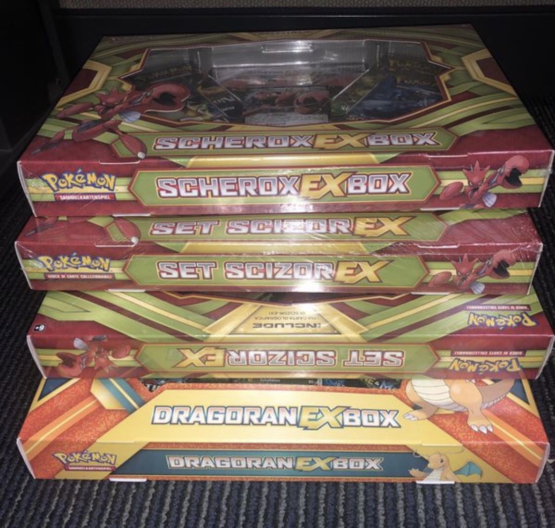 Huge Pokemon Lot - 4 new/sealed box sets! PRICE IS FIRM!!!