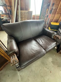 Leather couches