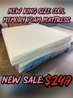 NEW KING SIZE COOL MEMORY FOAM MATTRESS