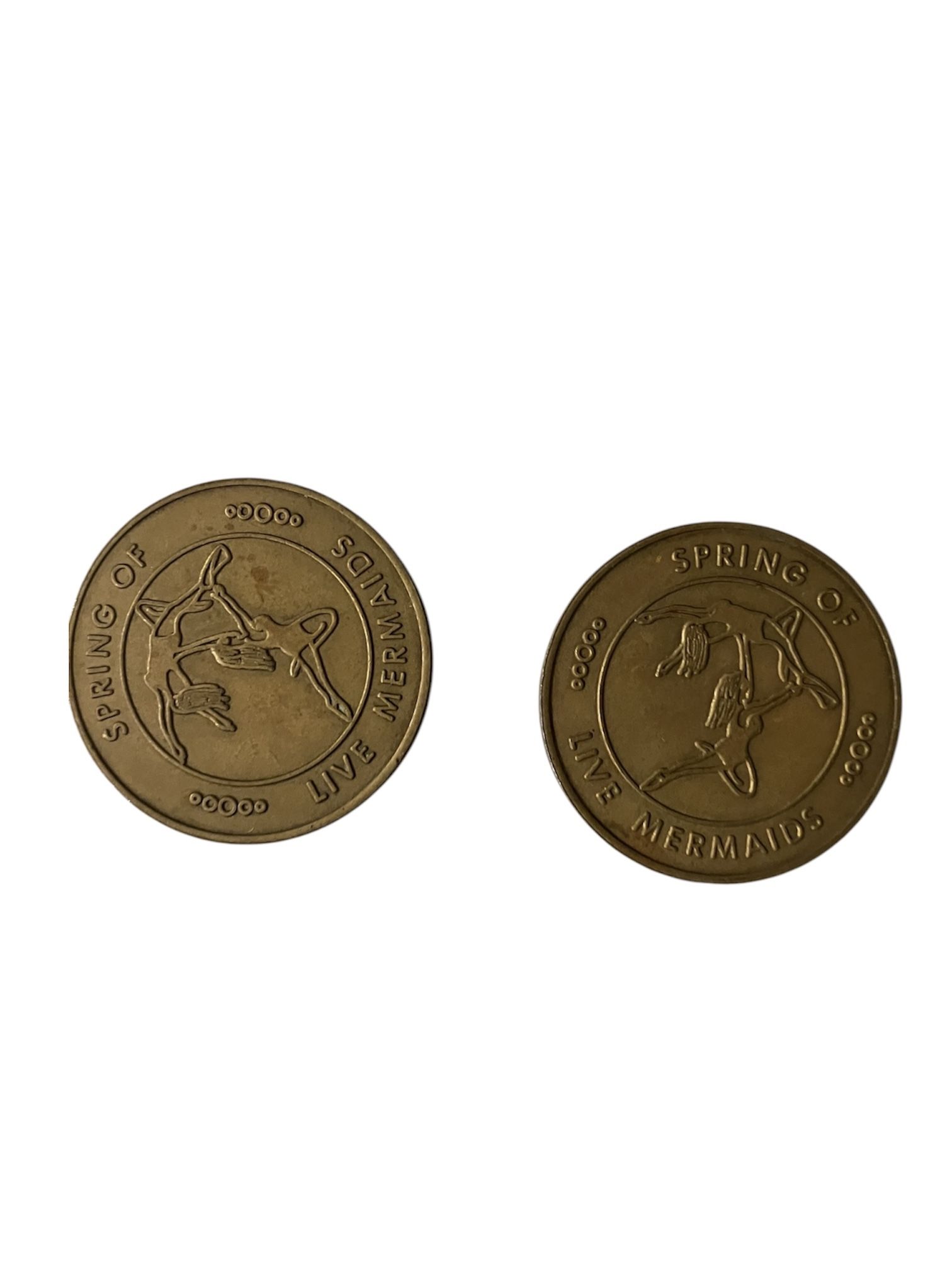 Rare Weeki Wachee Spring Good Luck token