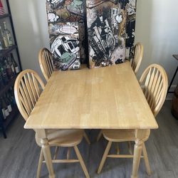 Table and Chairs Set
