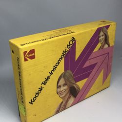 Vintage Kodak Tele-Instamatic 608 Film Camera W/ Box + Manuals