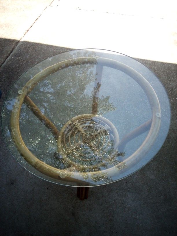 Bamboo End Table 