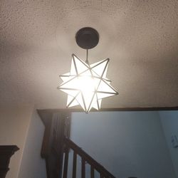Beautiful Hanging Star Antique Fixture