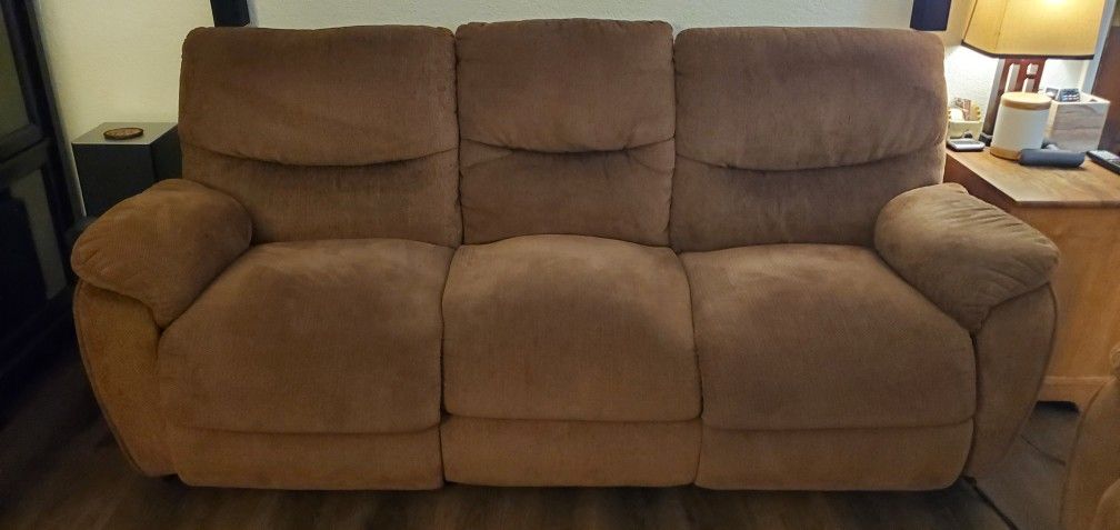 Powered Reclining Sofa and Loveseat