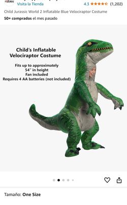 Velociraptor Inflatable Costume