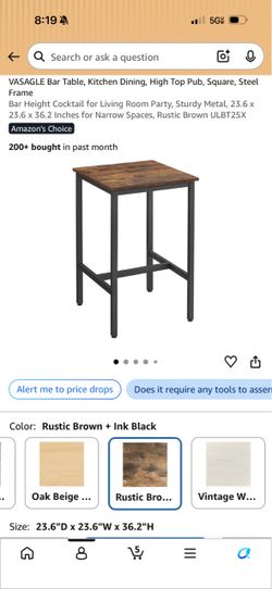 Tall Top Table