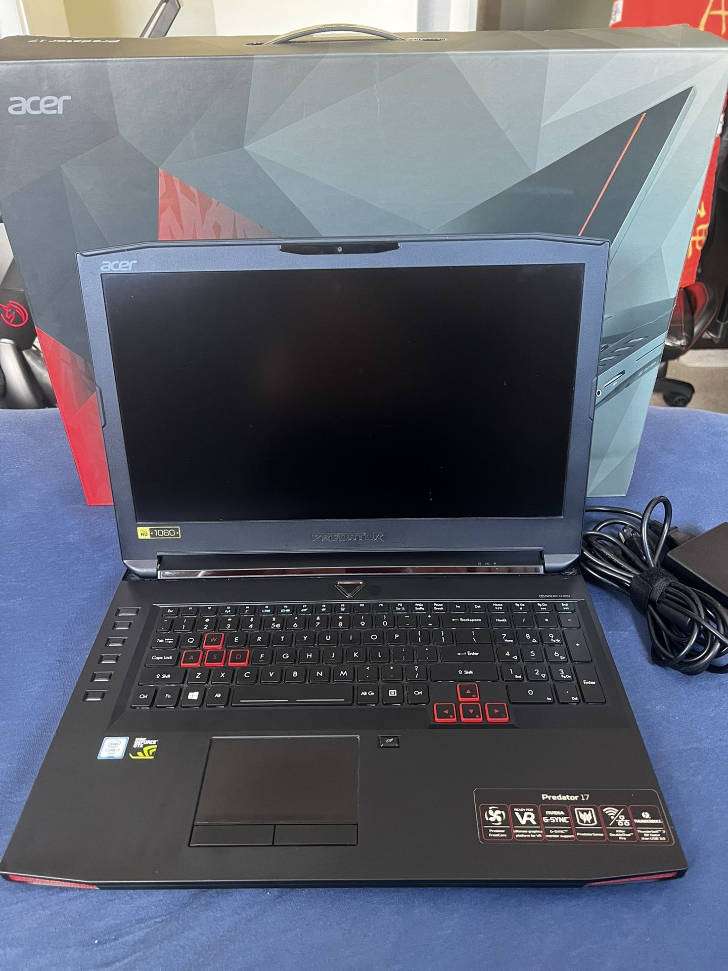 acer predator 17 G9-793-79PE gaming laptop core i7 geforce gtx 1060 16gb Ram