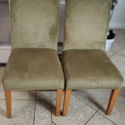 Velvet Dining Chairs (2)