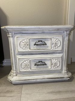 Shabby chic nightstand